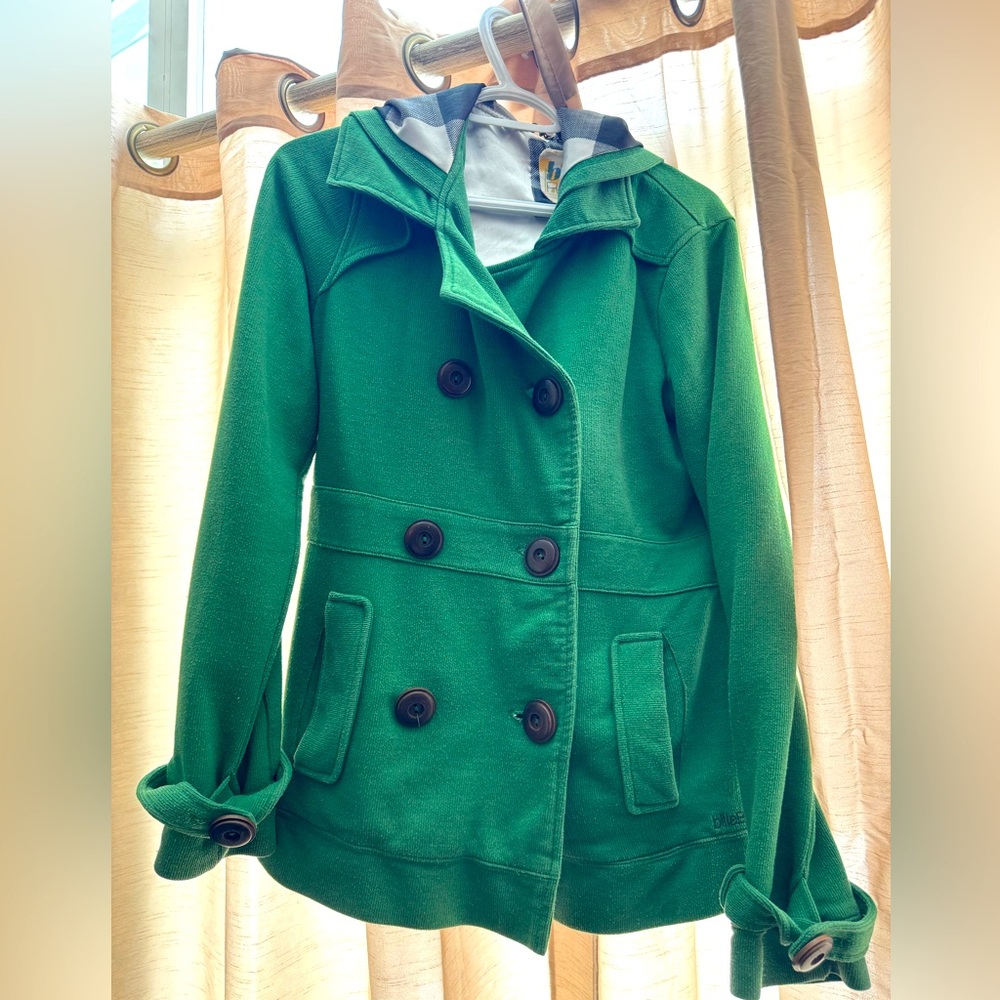 Green Billabong Ladies Dress Coat